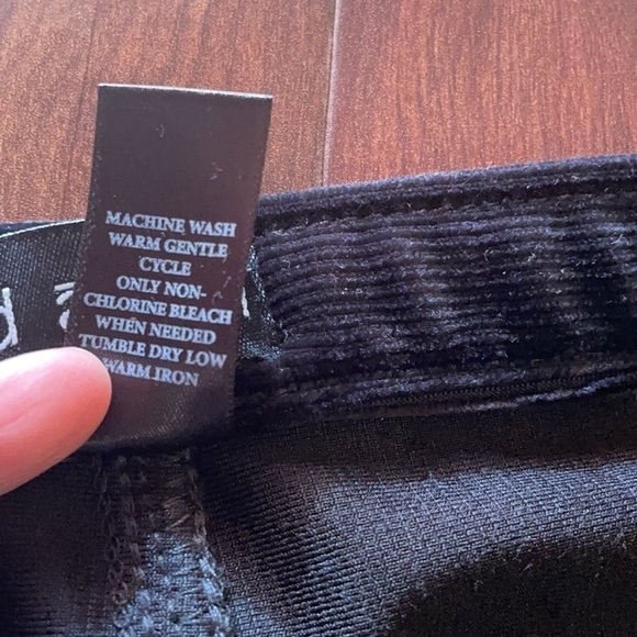 DASH Knit Black Corduroy Pull On Pants size PL - Picture 4 of 8